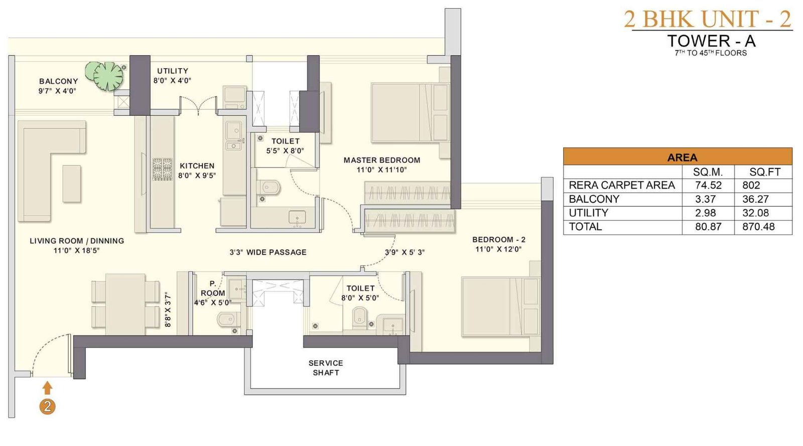 Adani- Codename- Lit-floor-2-BHK-Tower-A